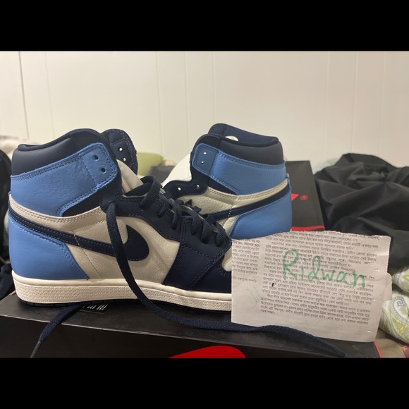 AJ1 RETRO HIGH OBSIDIAN - Picture 7 of 10